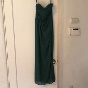 Green bridesmaid dress